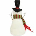 Enfeite de Natal Boneco de Neve 21cm - Mãos de Graveto